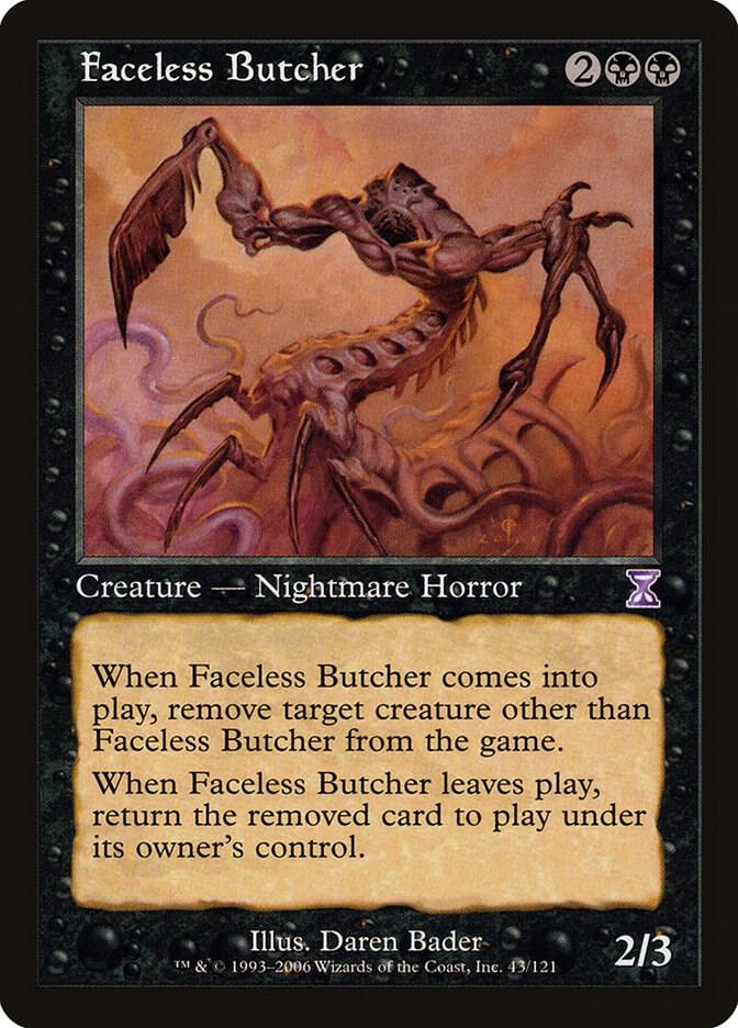 Faceless Butcher card image