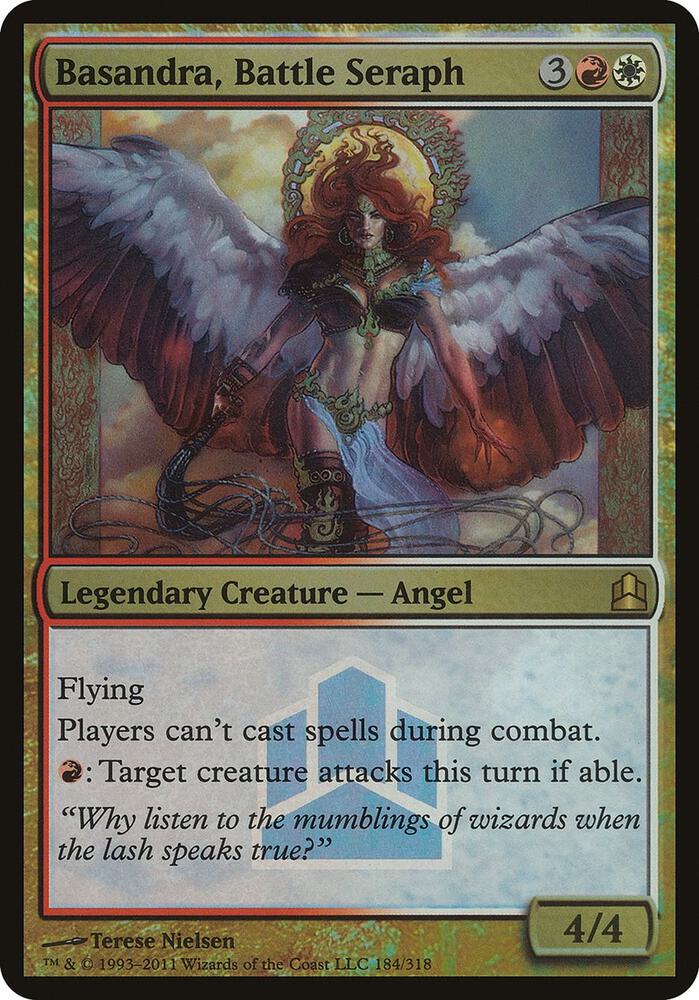Basandra, Battle Seraph (Commander Launch Promo) card image