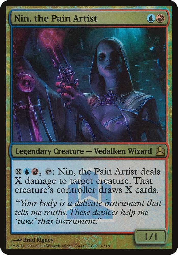 Nin, the Pain Artist (Commander Launch Promo) card image