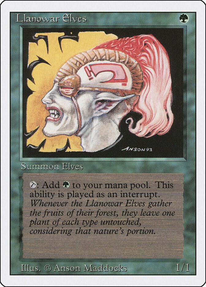 Llanowar Elves card image