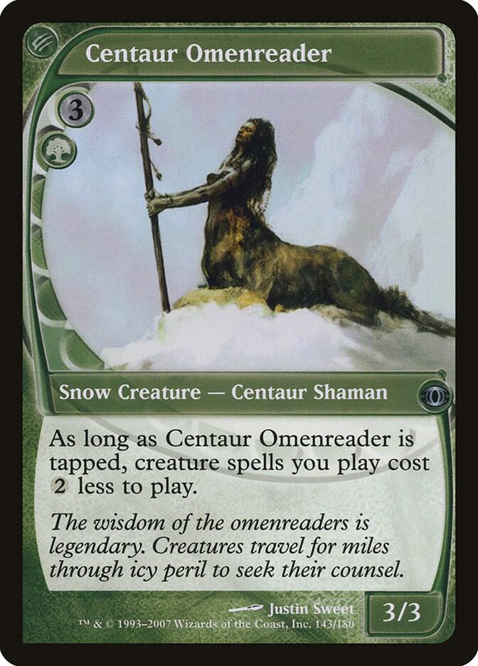 Centaur Omenreader card image