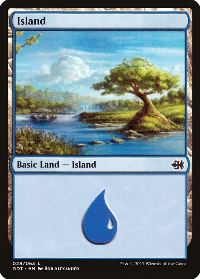 Island (028) card image