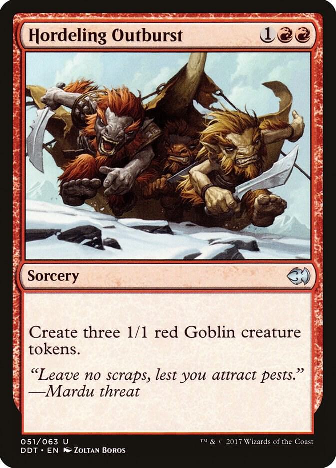 Hordeling Outburst card image