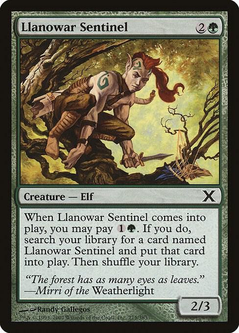 Llanowar Sentinel card image