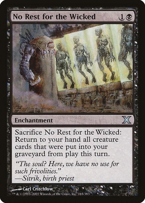 No Rest for the Wicked card image
