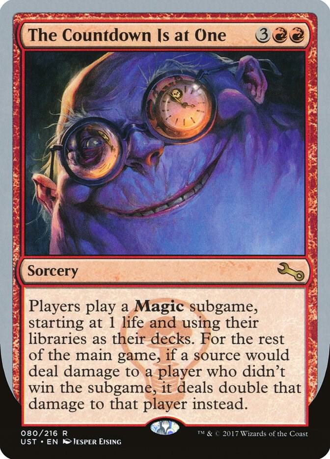 The Countdown Is at One card image