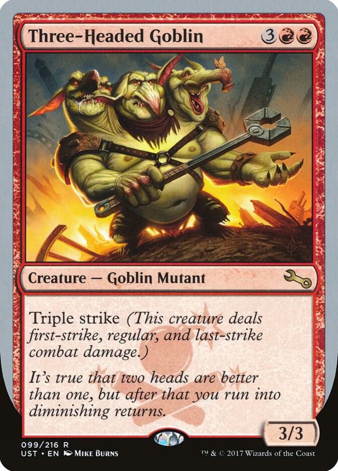 Three-Headed Goblin card image