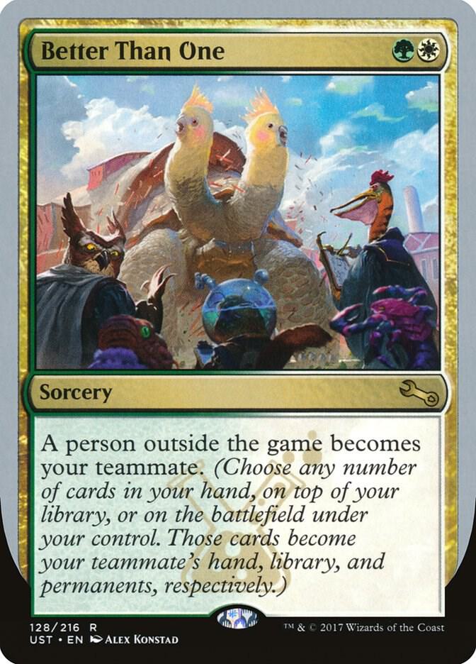 Better Than One card image