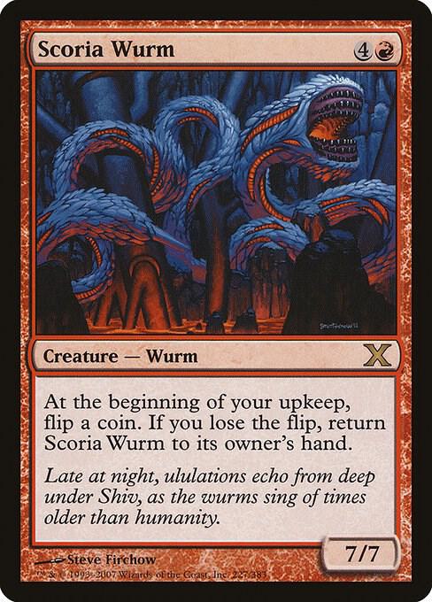 Scoria Wurm card image