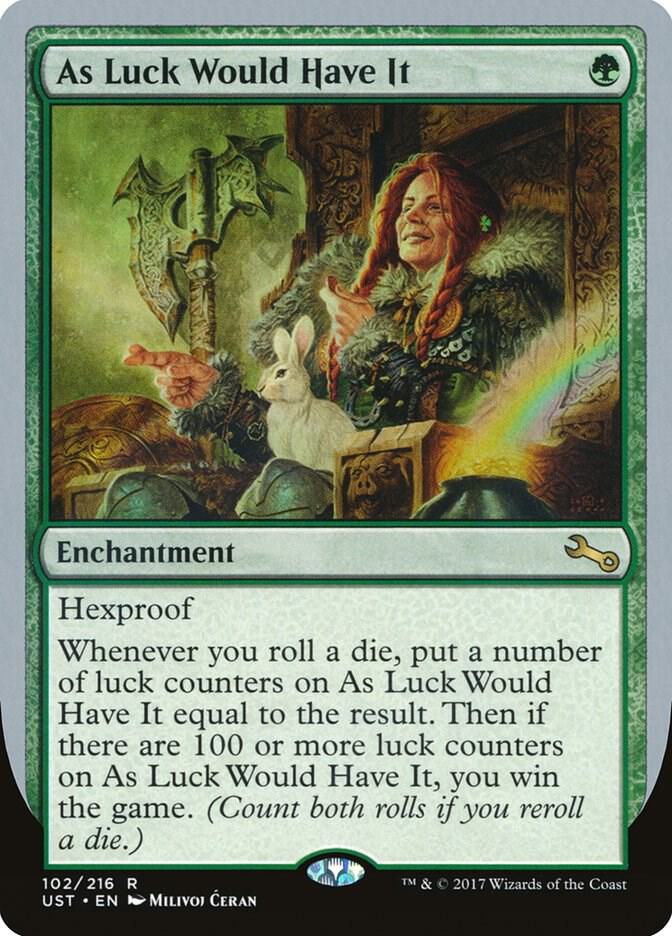 As Luck Would Have It card image