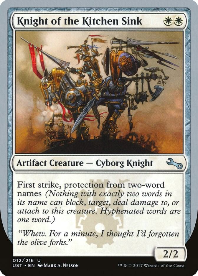 Knight of the Kitchen Sink (E) card image