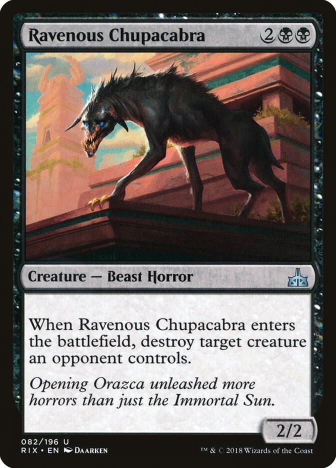 Ravenous Chupacabra card image