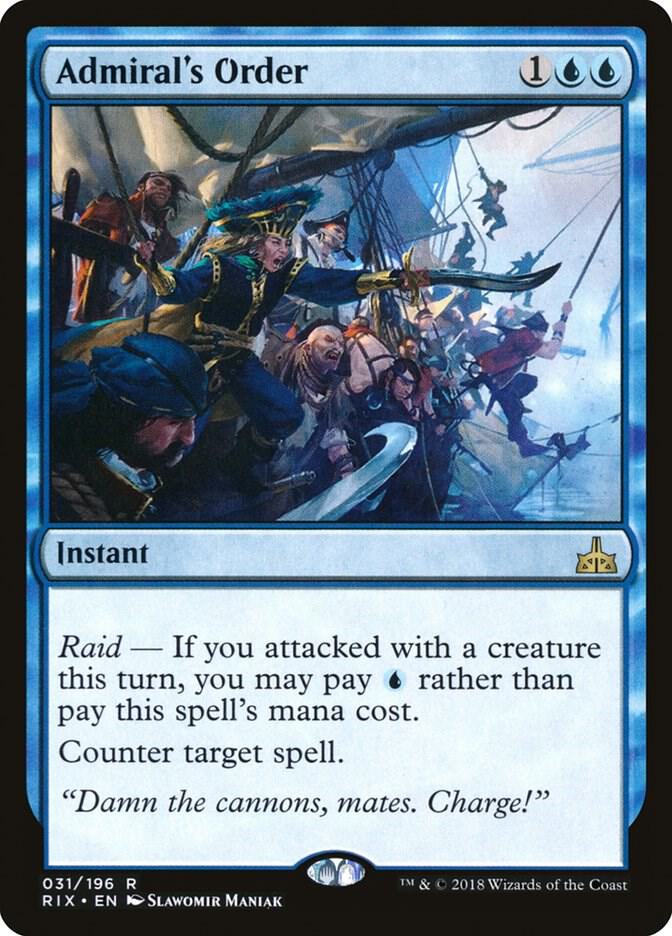 Admiral's Order card image