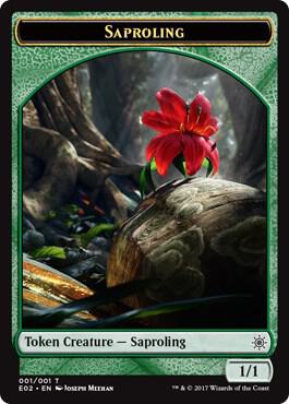 Saproling // Treasure (007) Double-Sided Token card image