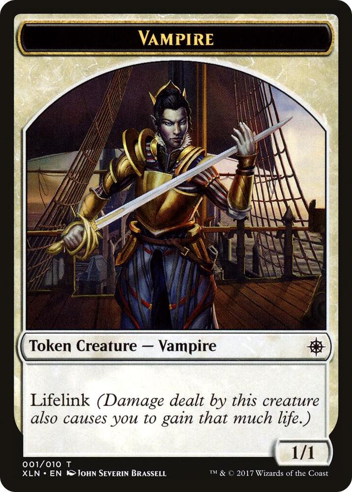 Vampire // Treasure (008) Double-Sided Token card image