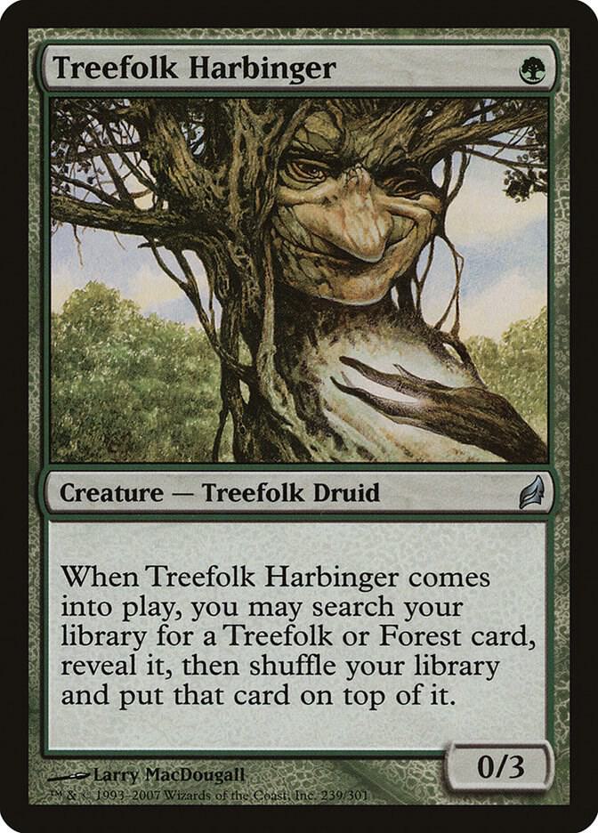 Treefolk Harbinger card image