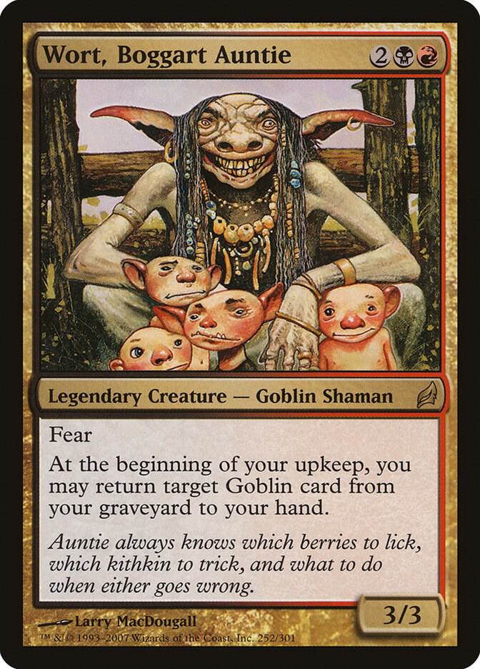 Wort, Boggart Auntie card image