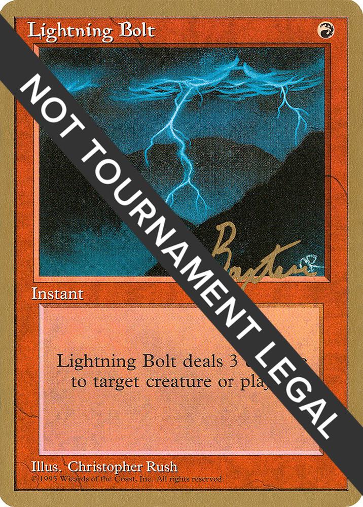 Lightning Bolt - 1996 George Baxter (4ED) card image