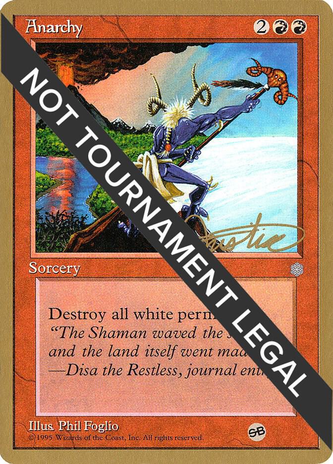 Anarchy - 1996 Mark Justice (ICE) (SB) card image