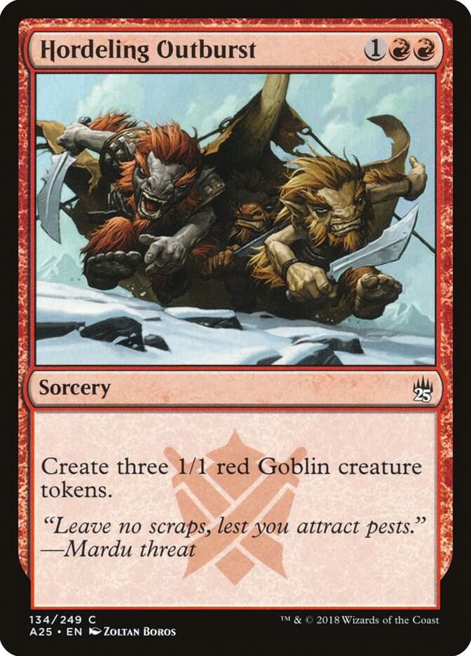 Hordeling Outburst card image