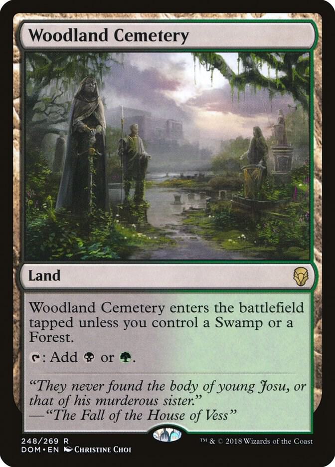 Woodland Cemetery card image