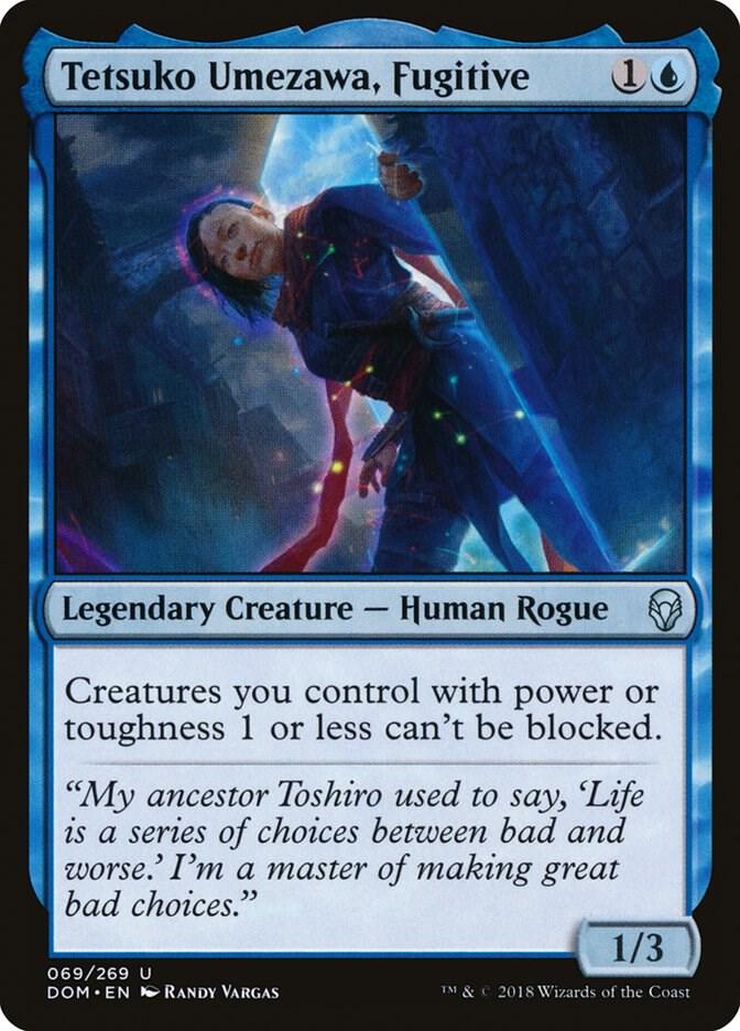 Tetsuko Umezawa, Fugitive card image