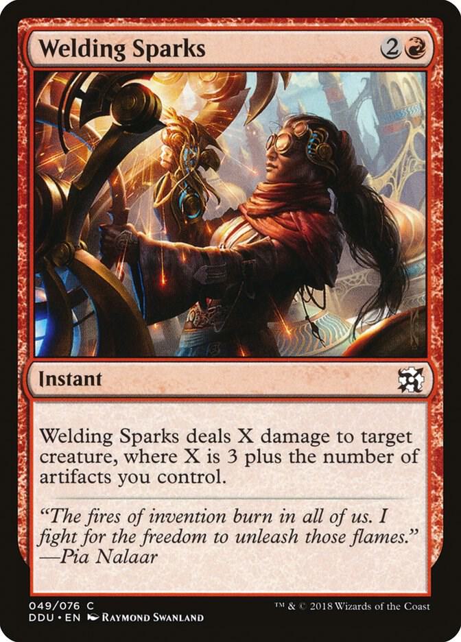 Welding Sparks card image