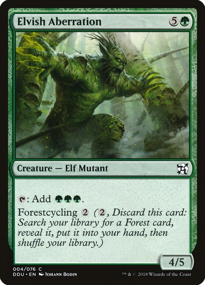 Elvish Aberration card image