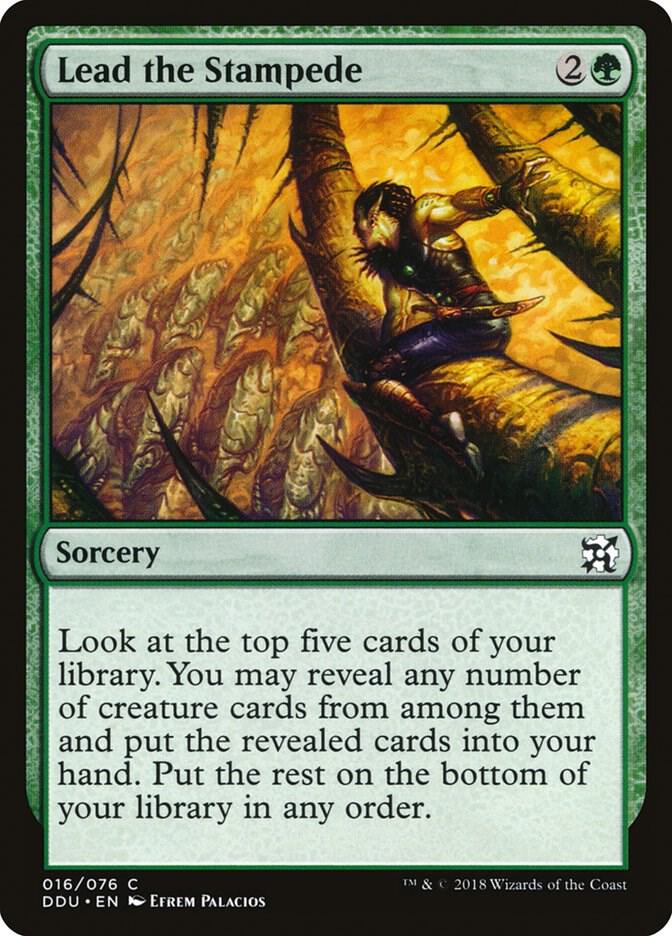 Lead the Stampede card image