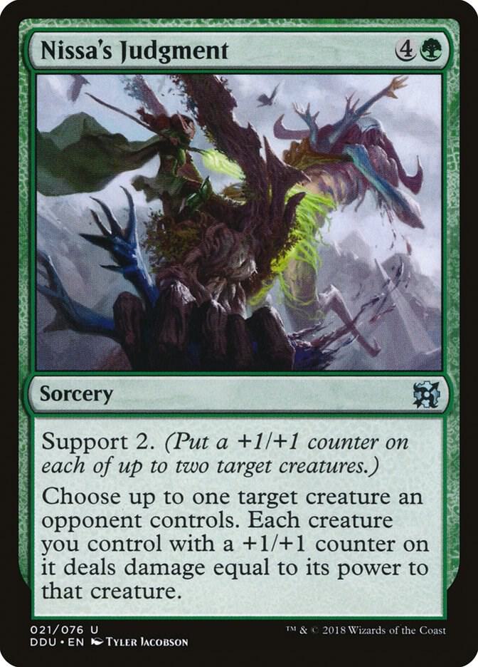 Nissa's Judgment card image