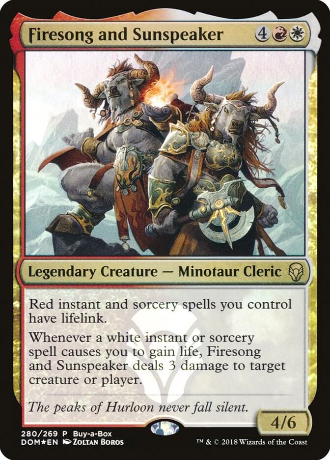 Firesong and Sunspeaker card image