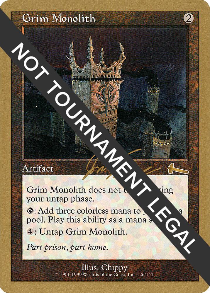 Grim Monolith - 2000 Jon Finkel (ULG) card image