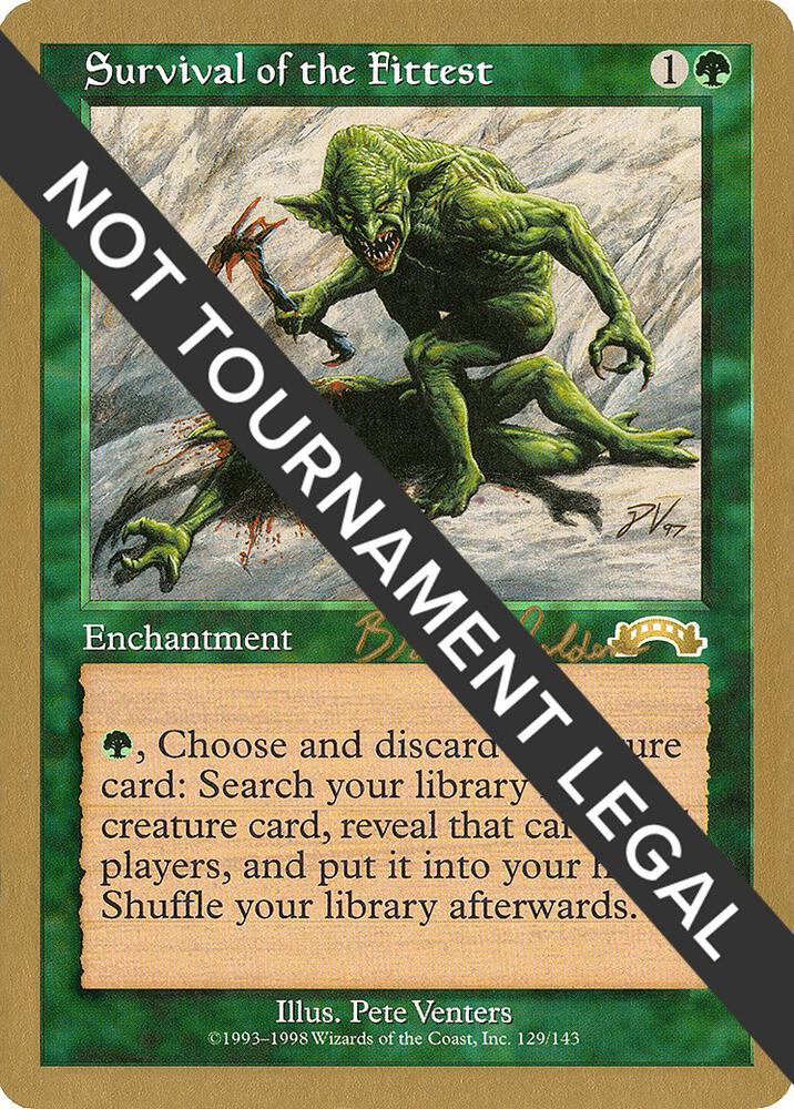Survival of the Fittest - 1998 Brian Selden (EXO) card image