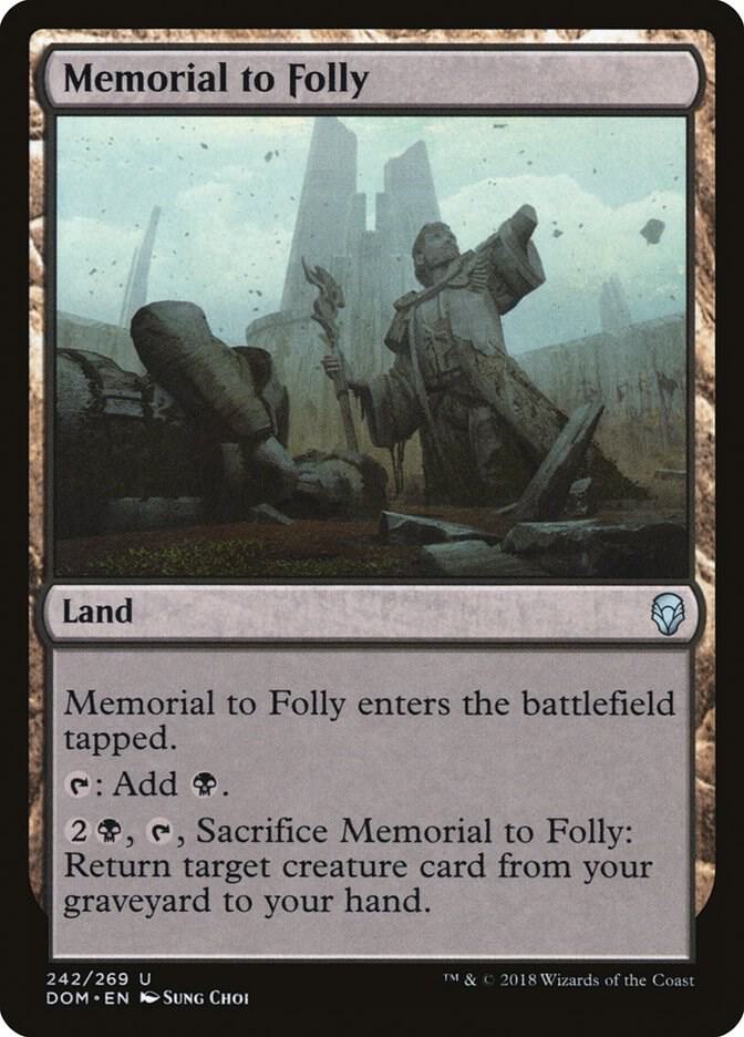 Memorial to Folly card image