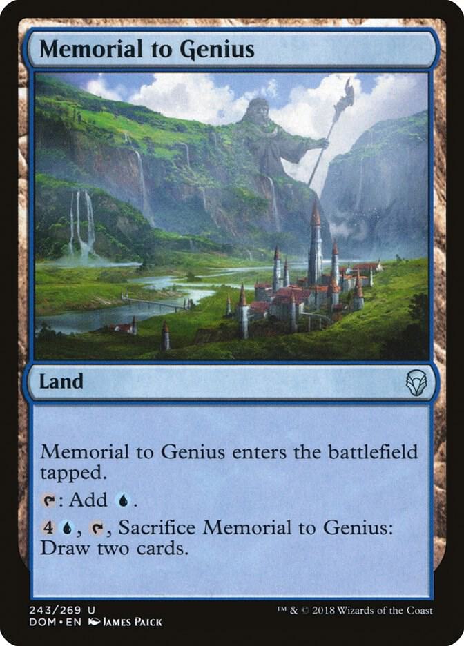 Memorial to Genius card image