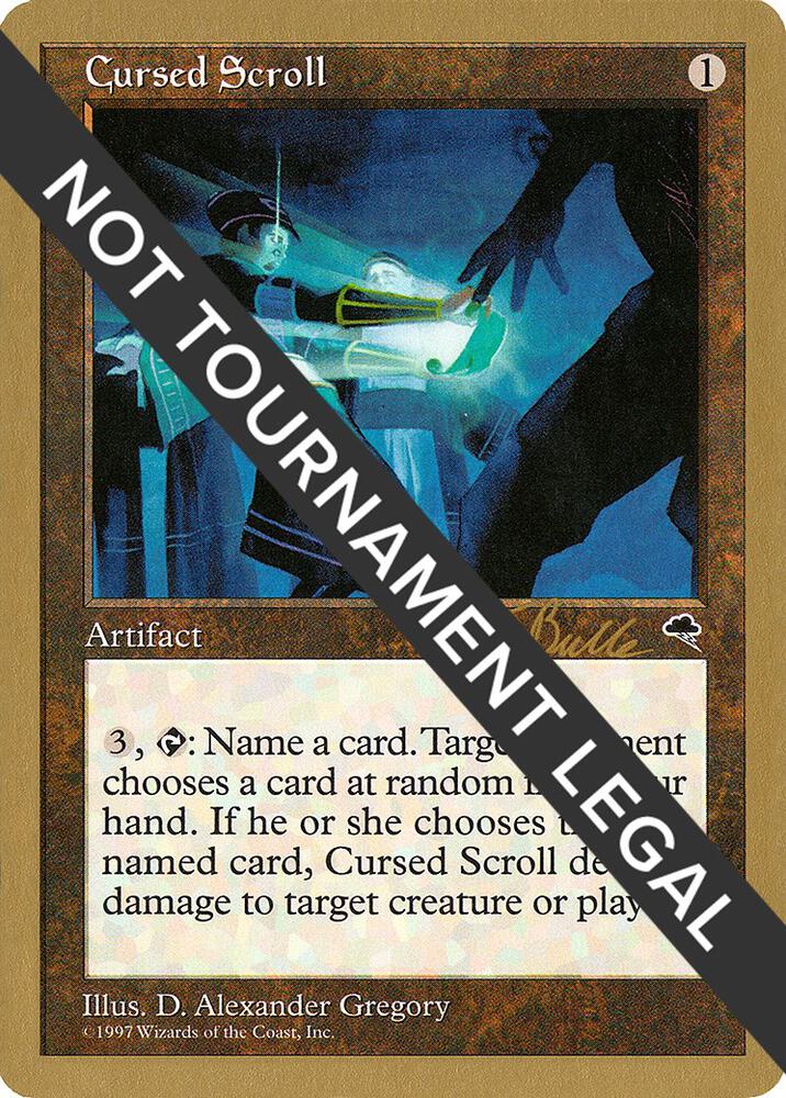 Cursed Scroll - 1999 Kai Budde (TMP) card image
