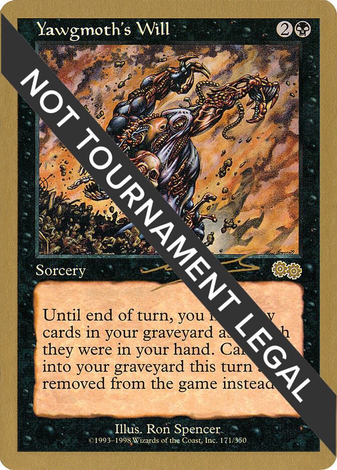 Yawgmoth's Will - 2000 Nicolas Labarre (USG) card image