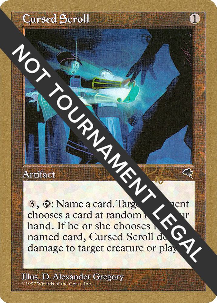 Cursed Scroll - 1998 Ben Rubin (TMP) card image