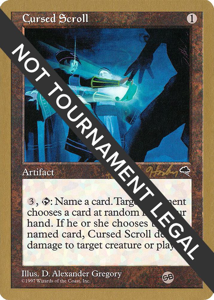 Cursed Scroll - 1998 Brian Hacker (TMP) (SB) card image