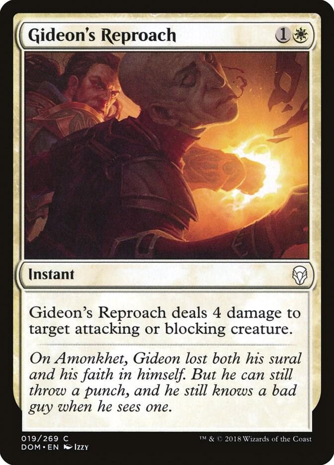 Gideon's Reproach card image