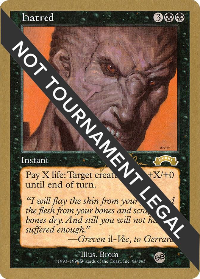 Hatred - 1999 Jakub Slemr (EXO) (SB) card image
