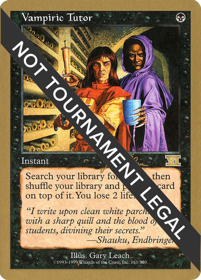Vampiric Tutor - 1999 Jakub Slemr (6ED) card image