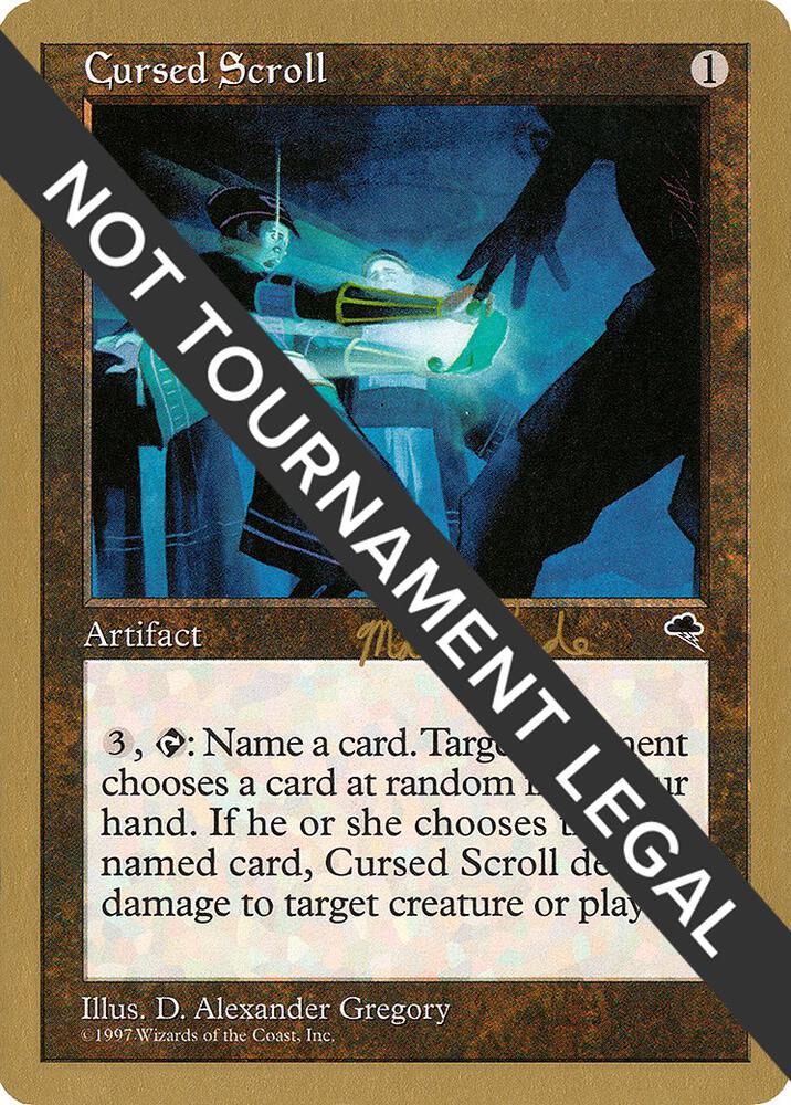 Cursed Scroll - 1999 Matt Linde (TMP) card image