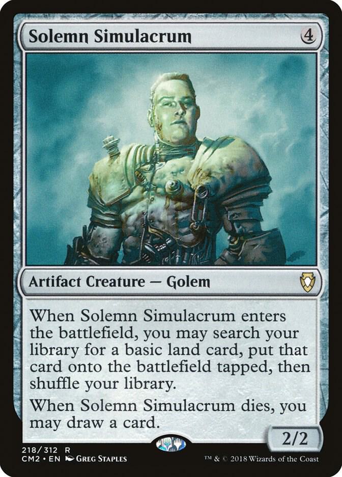 Solemn Simulacrum (218) card image