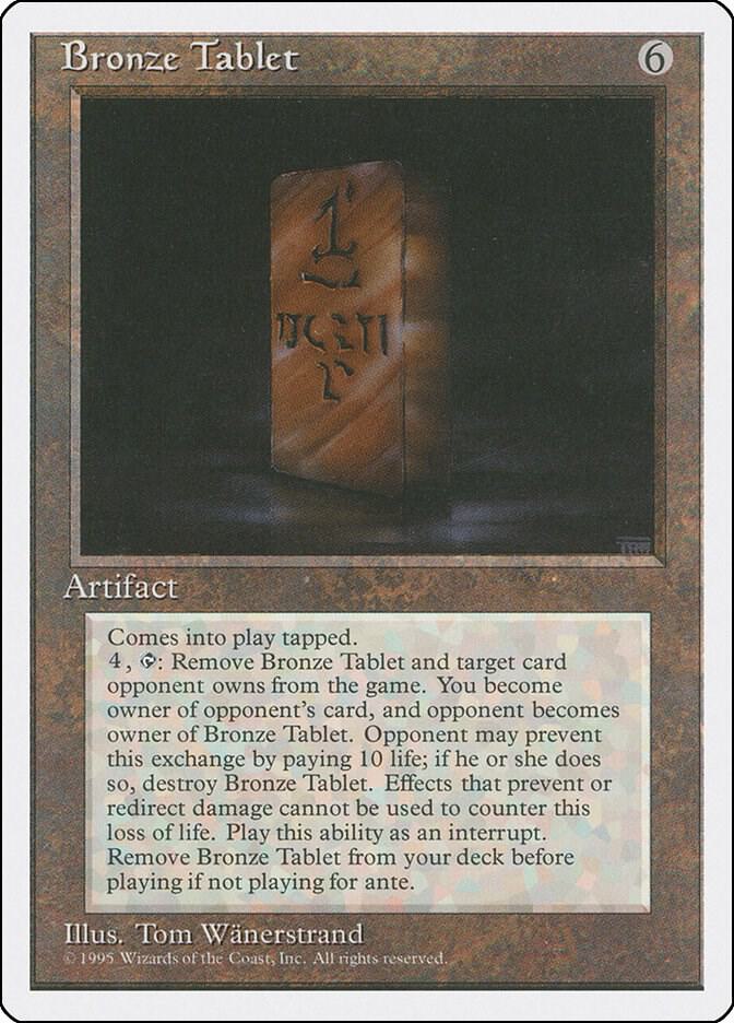 Bronze Tablet card image