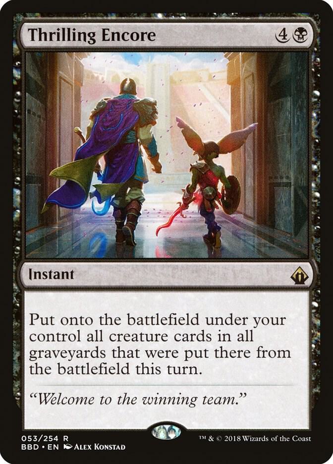 Thrilling Encore card image