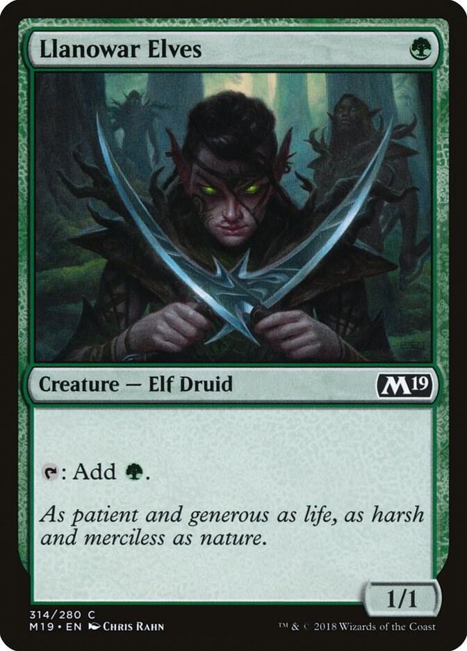 Llanowar Elves card image