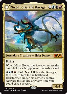 Nicol Bolas, the Ravager card image