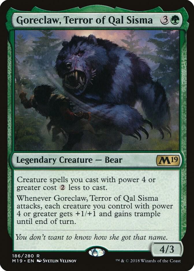 Goreclaw, Terror of Qal Sisma card image
