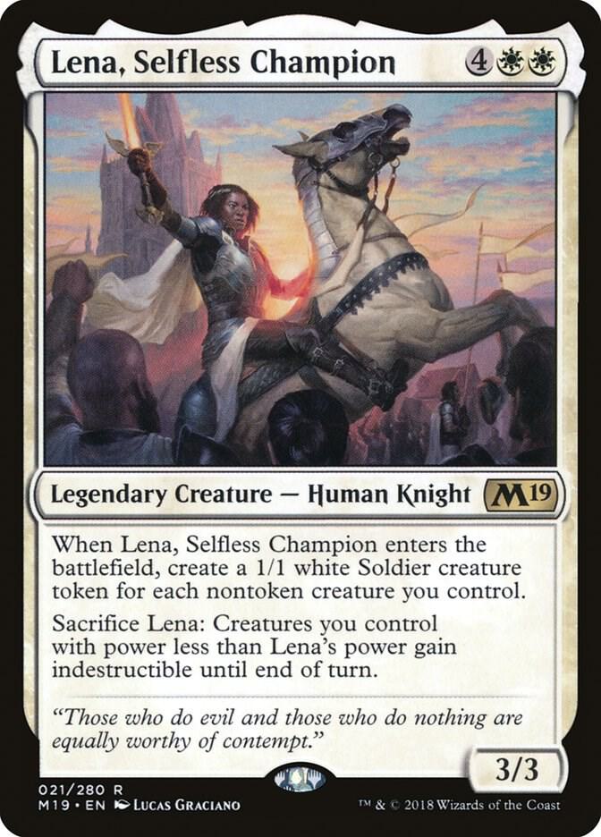 Lena, Selfless Champion card image